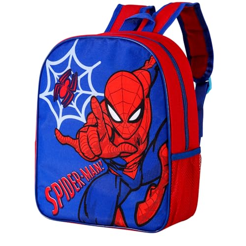 Marvel Spiderman Kids Childrens Backpack School Rucksack Travel Bag Boys Girls with side mesh pocket