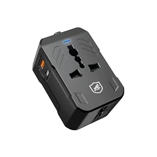 Gshield Adaptador Universal de Tomada para Viagem Internacional e Carr
