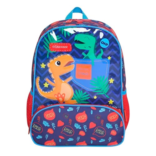 Mochila Infantil Estampada com Animais (DINOSSAURO)