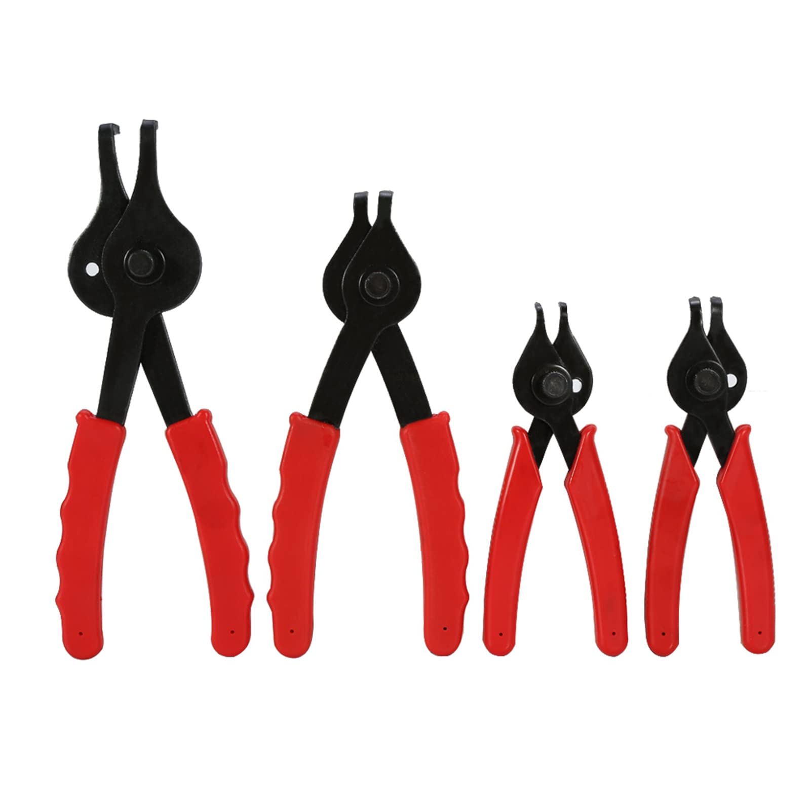 Kit di Pinze per Anelli Elastici per Carichi Pesanti Costruzione in Acciaio Trattato Termicamente Durevole Giunti Reversibili per Anelli Elastici Esterni e Interni Custodia per Stampo per