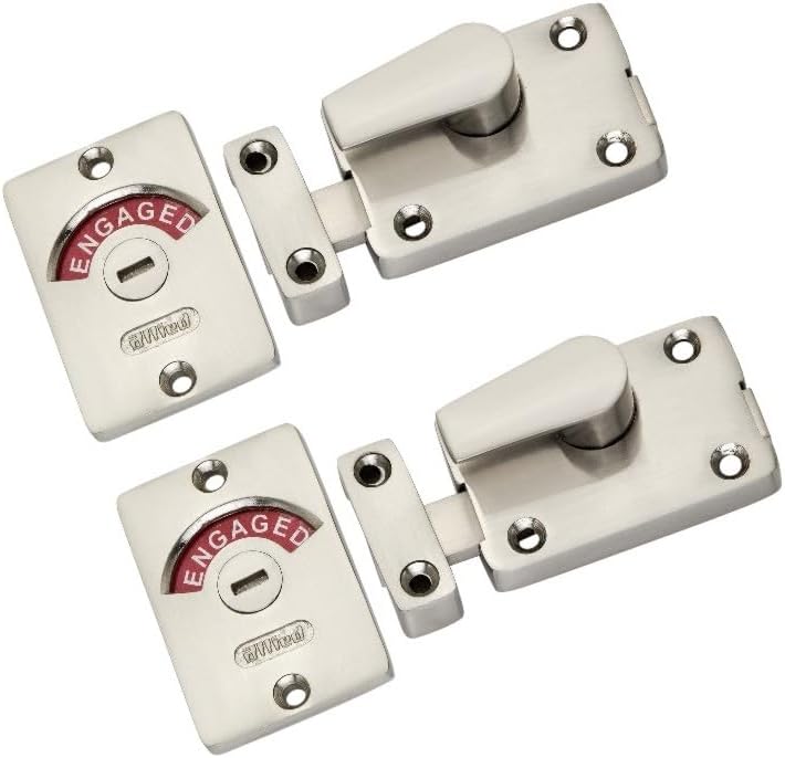 Allied White Indicator Bolt - 1010 I Size 4 Inch (Pack of 2)