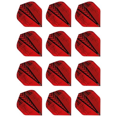Hardcore Radical Red Extra Thick Dart Flights Cover