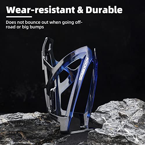 Image of ROCKBROS Bike Water Bottle Holder Ultra-Light Durable Bicycle Bottle Cages with Screws Tool, Universal Bike Cup Holder for Road MTB Mountain Bikes Cycling Accessories(2 Pack, Multi-Color)
