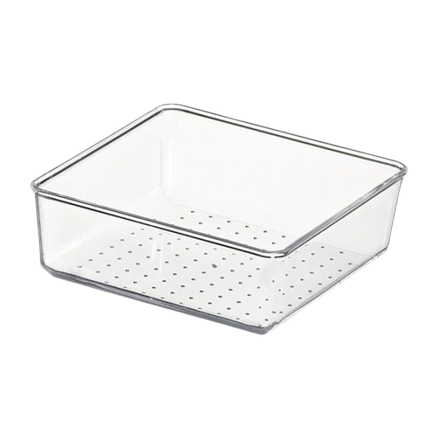 CALANDIS™ Drawer Organizer Clear for Bedroom Dresser Kitchen Gadgets Utensils Bathroom 15cmx15cm | Storage Boxes | Home Organization | Household Supplies & Cleaning