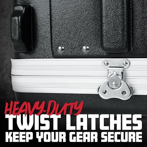 Gator Cases leichtes, geformtes 4U-Rack-Gehäuse mit hochbelastbaren Verschlüssen; geringe Tiefe von 36 cm, 4U (GR-4S)