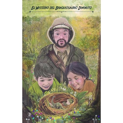 El Misterio del Braquiosaurio Diminuto Audiolibro Por Pedro Camacho arte de portada