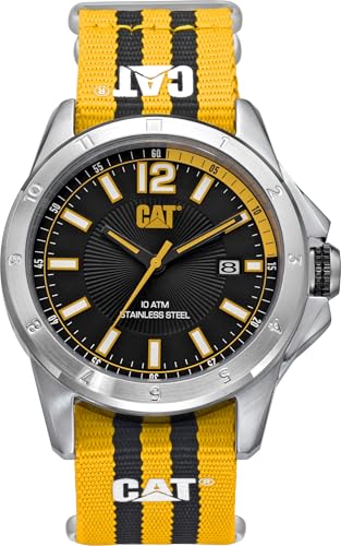 El Mejor Listado de Caterpillar Relojes disponible en línea para comprar. 48 Caterpillar YU14166632 Reloj Caterpillar para Hombre de Nylon for Hombre, Azul, Hombre Estándar