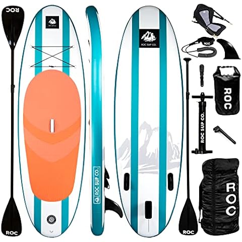 Roc Inflatable Paddle Board with Accessories Cover