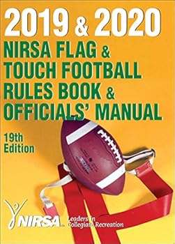 Paperback 2019 & 2020 NIRSA Flag & Touch Football Rules Book & Officials' Manual Book