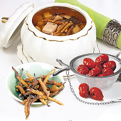 Infuseur à Thé En Acier Inoxydable,2 Pièces,armoires Ba Mate Bombilla