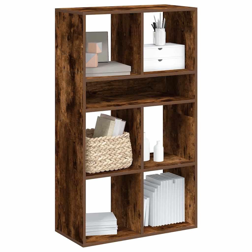 Generisch Bücherregal Räuchereiche 66x31x112 cm Holzwerkstoff,Möbel,Regalsysteme,Bücherregale Bücherschränke-860305
