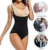 Shapewear-Bodysuit-for-Women-Tummy-Control-Full-Body-Shaper-Open-Bust-Waist-Trainer-Bodysuit JOYSHAPER Shapewear Bodysuit for Women Tummy Control Full Body Shaper Open Bust Waist Trainer Bodysuit (Black (Mesh Butt), Medium)