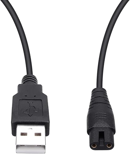 Miniatura 4 de Smays Cable de carga de repuesto para irrigador oral inalámbrico FC159 FC1591 FC2630 FC2631 FC156 FC152  Cable de alimentación USB 2 unidades