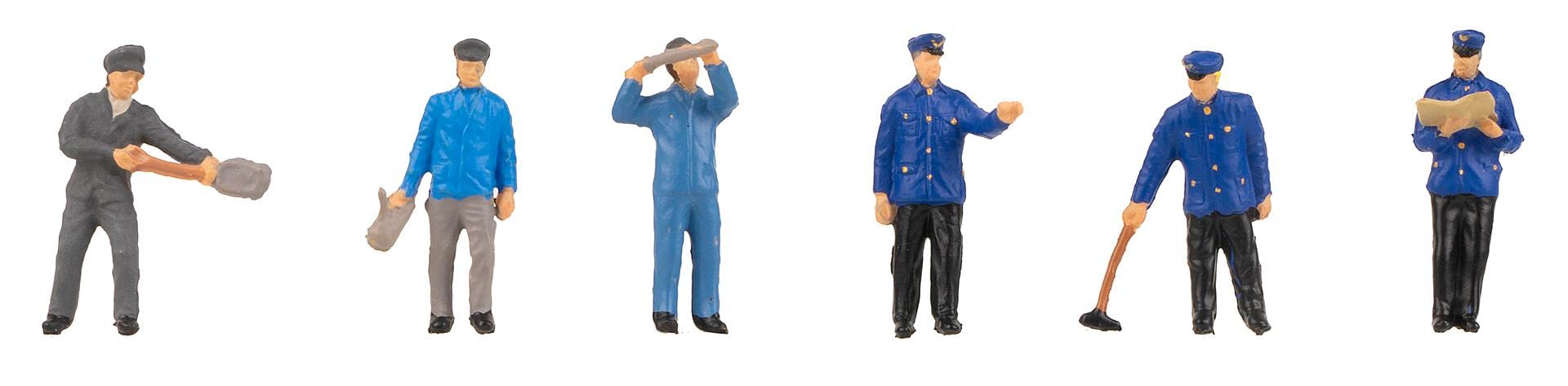 Faller 151660 HO/OO Gauge - In the Depot (Epoch III) Figure Set for Scenery BNIP