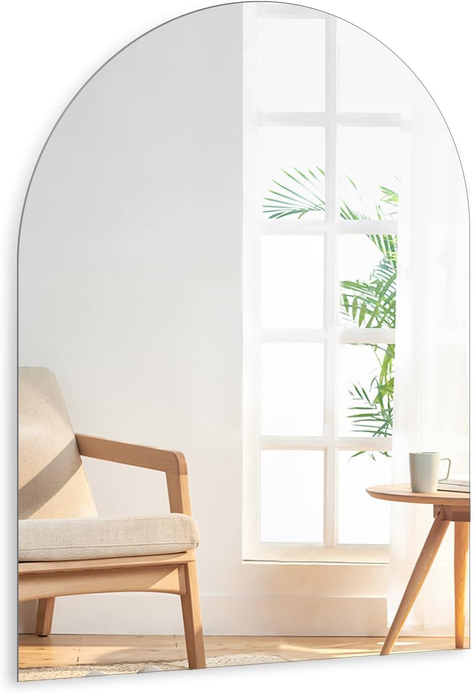Amazon.co.jp: HBHGABIC 壁掛けミラー 40×30cm 粘着式 ミラー 壁用 自