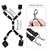 Bed Restraints and Straps Sex Tie Downs for Adults Couples Under Mattress King Size Bed Sex Ties Wrist Ankle Bed Straps for Adult Play Bondage Rope Leg Spreaders Bar Hand Cuff Set for Bedroom Sweater