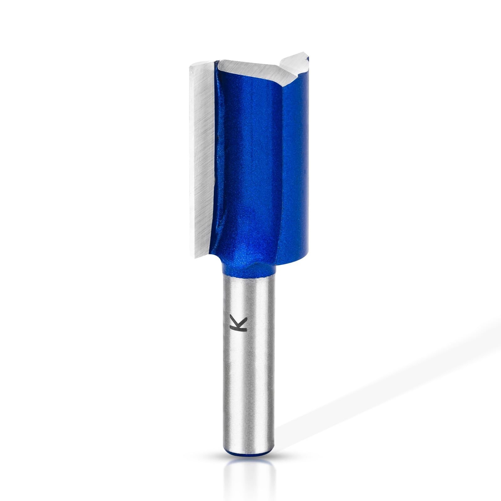 ASNOMY Fresa per scanalature da 20 mm, fusto da 8 mm, in metallo duro, fresa dritta per legno