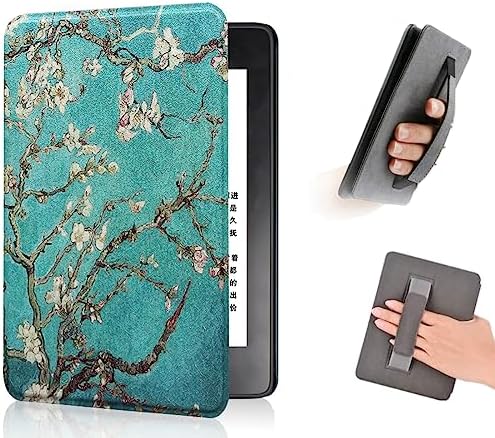 COCFOOKIW Case for 6" Kindle Paperwhite(5th/6th/7th Generation-2012/2013/2015) -Premium PU Leather Cover with Hand Strap and Auto Sleep/Wake(Model: EY21 & DP75SDI)