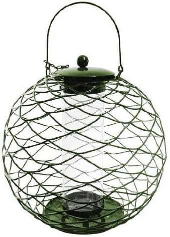 Large Crinkle Globe Seed Feeder Attract Wild Birds To Your Garden Accessory