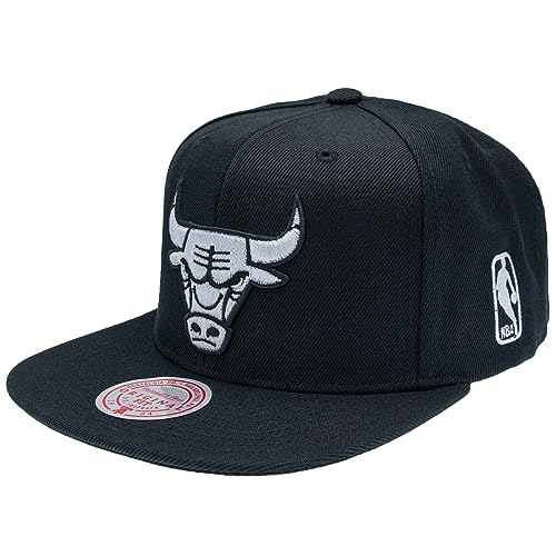 Mitchell & Ness Homme Casquettes Snapback & Strapback Black & White Chicago Bulls