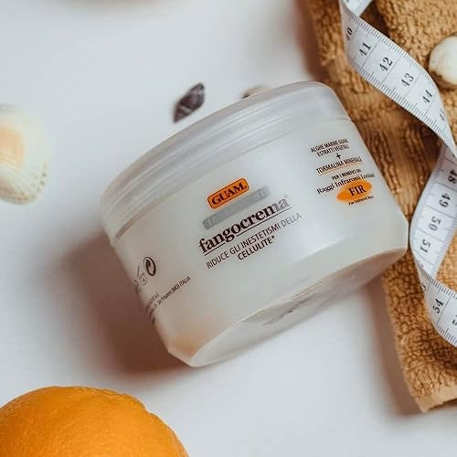 Miniatura 2 de GUAM FANGOCREMA Crema anticelulítica con algas marinas y turmalina FIR, crema de cafeína reductora de liposución para celulitis y estiramiento de la