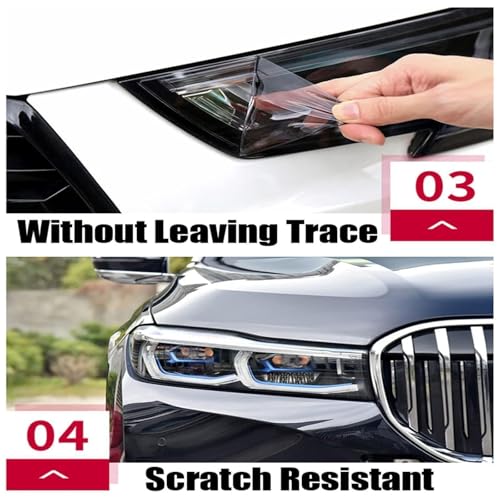 Film de protection pour phares de voiture S8避免发黄与碎石击伤 - 5