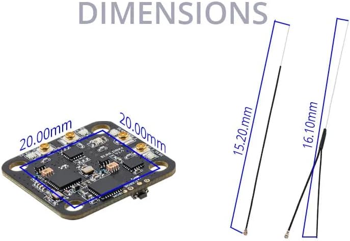 Package contents of Radiomaster DBR4 receiver