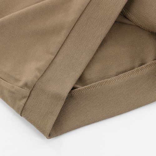 Image of Toddler Boys or Girls Fall Winter Outfits Long Sleeve Plain Crewneck Sweatshirt and Jogger Pants Set for 12 M- 13 Y