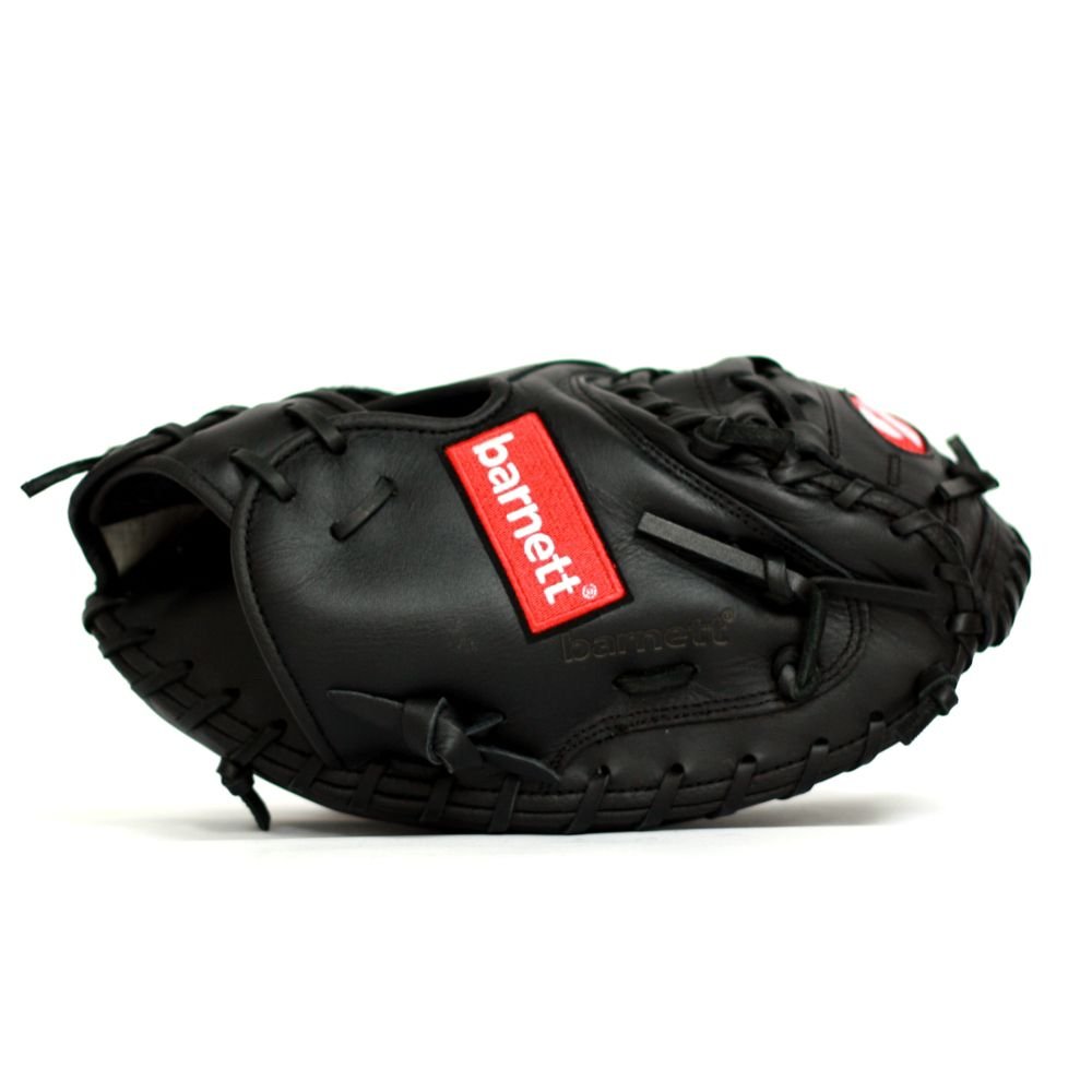 barnett GL-203 Gant de Baseball Cuir de Catch pour Adulte 20,3, pour droitier, Noir