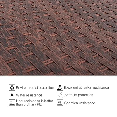 DIMAR GARDEN Outdoor Chaise Lounge Wicker Patio Lounge Chair,Rattan Daybed Sunbed Couch Furniture with Cushion,Pool… 51oIoDYHZLL. SS400