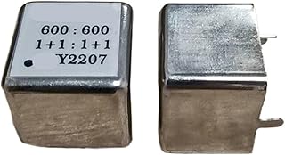 2 Pcs Permalloy 10k:10K 600:600 10K:600 10k:10k Audio Transformer Audio Isolator Amplifier Cow Balance (Color : 600 600 1 1 1 1, Size : 2207 Square)