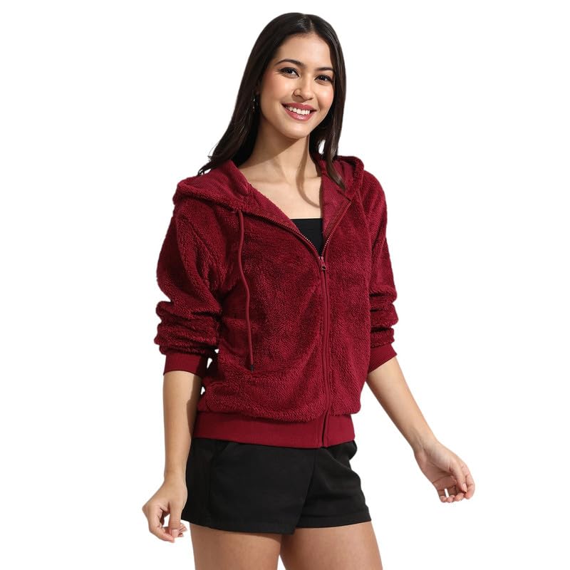 pinacolada Women's Relaxed Pullover Hoodie for Casual Wear | Hooded Neck | Long Sleeves | Pull On Closure | Sweatshirt Crafted with Comfort Fit for Everyday Wear |Material: Polyester-picture-28