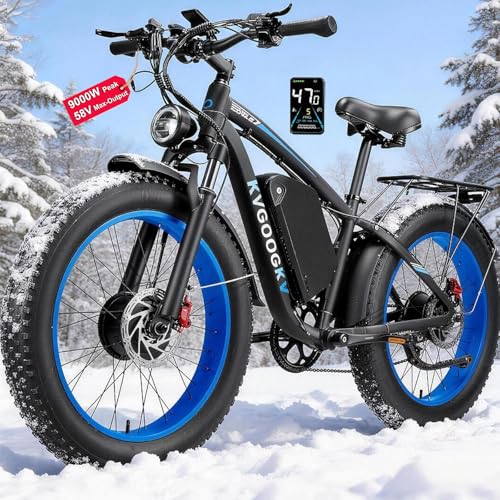 9000W Peak 58V Max-Output Ebike for Adults, Powerful 34Ah Battery