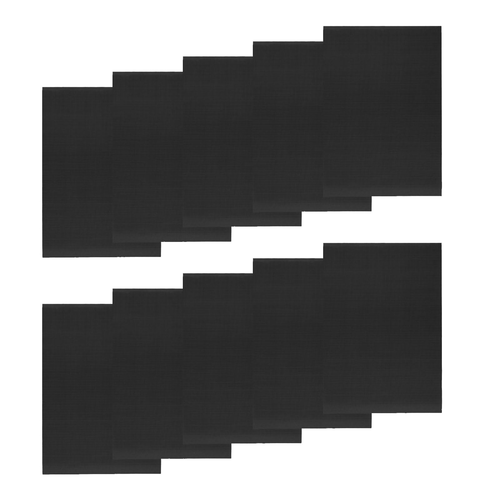 Lot de 10 tapis de cuisson anti-adhésifs en papier résistant à l'huile pour four