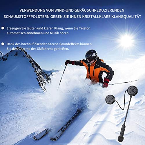 Auriculares Bluetooth 5.0 para casco de moto resistente al agua con GPS 4