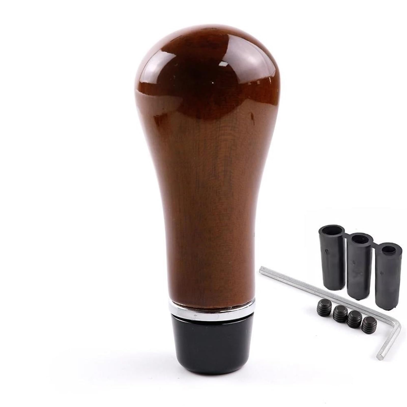 FSOZDBBPL Automotive Parts Solid Wooden Car Gear Shift Knob Wood Stick Shifter Lever Head