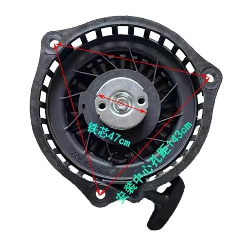 Arranque DE Retroceso Compatible con PG NP80 NP130 XP140 139CC 141CC 4HP CORTADORA DE Eje Vertical SINFÍN Arranque DE Tiro Resorte Cuerda DE Agarre