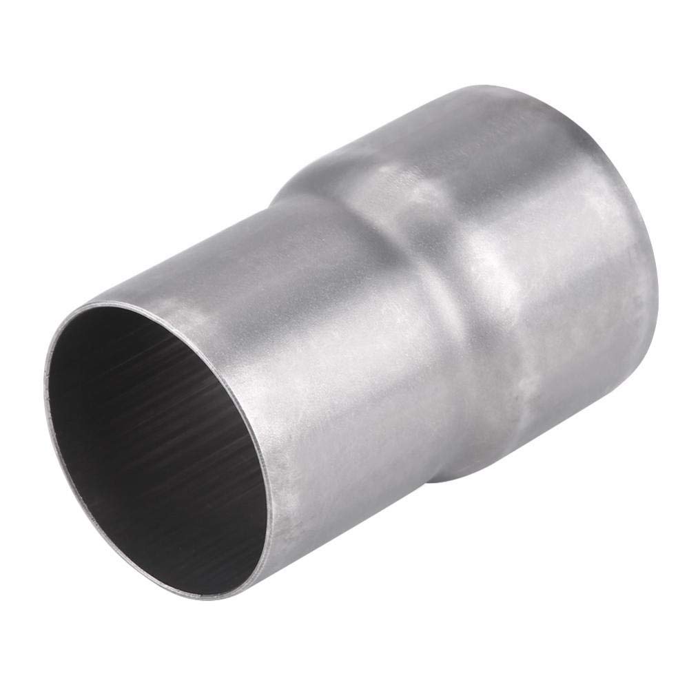 Adattatore di scarico, in acciaio inossidabile 51 mm a 60 mm Connettore silenziatore silenziatore Connettore silenziatore riduttore adattatore tubo di scarico moto
