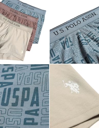 Image of U.S. Polo ASSN. Mens OET17 Solid Breathable Underwear Trunks - Pack of 3