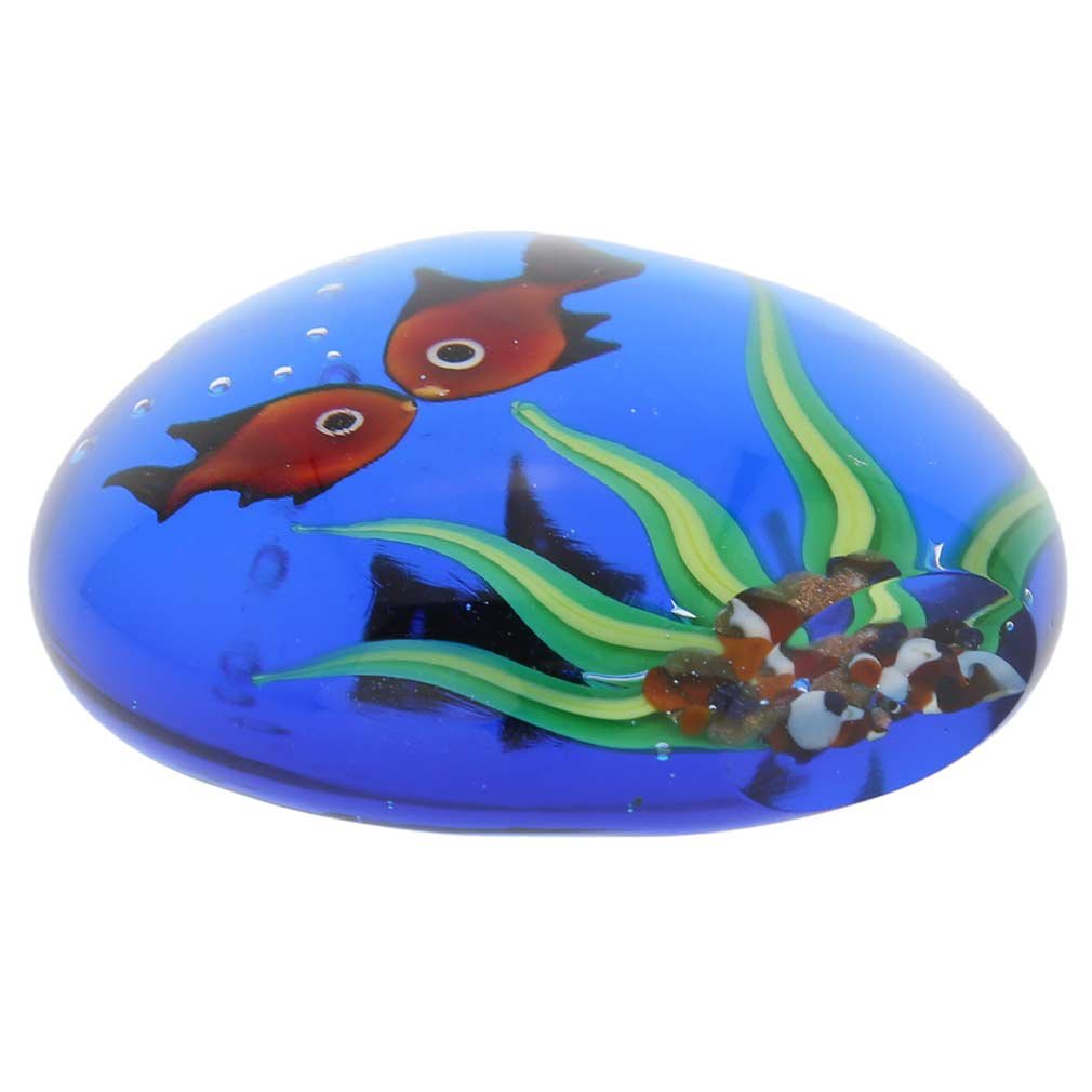 Amazon | GlassOfVenice ムラーノガラス 水族館 金魚付き | ペーパー