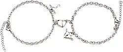 Pulseiras Magnéticas Casal Namorados Chave E Coração Kit