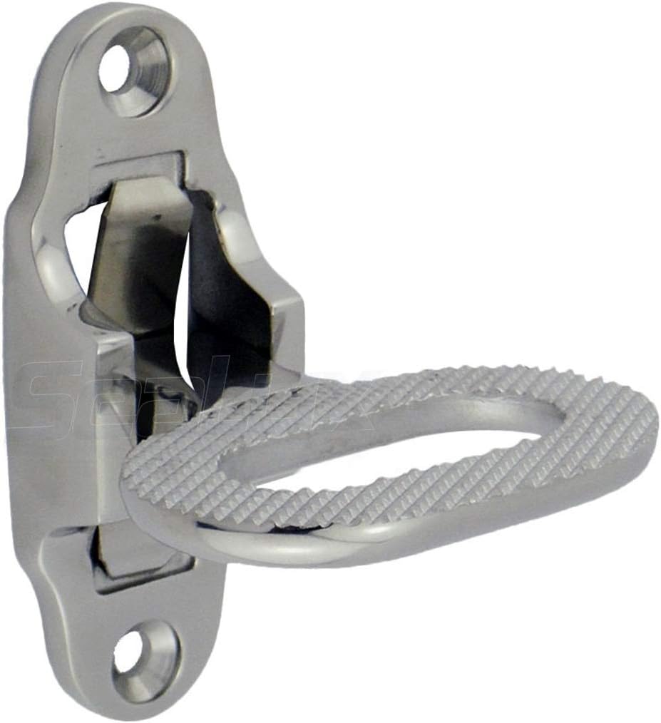 SeaLux Marine Side Mount Anti-Skid 316 Stainless Steel Folding Step for Boat, Truck, Mast, Transom