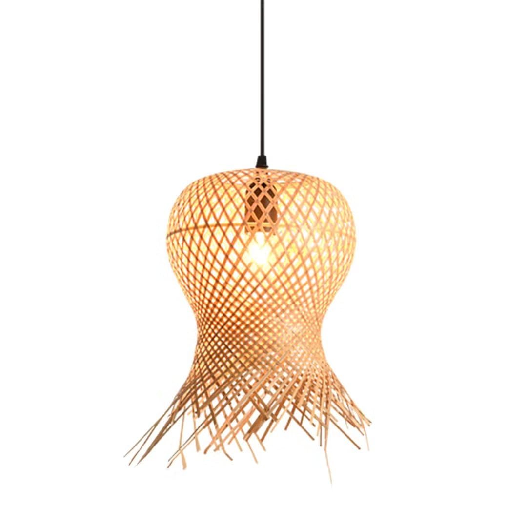 Suspension artisanale et abat-jour plafonnier de chambre et salon