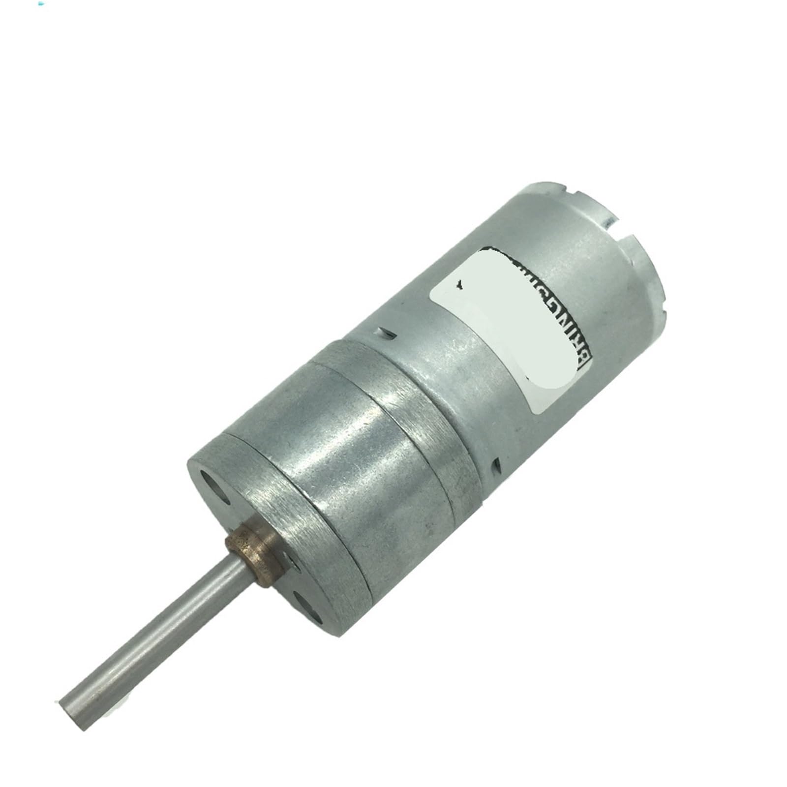 Motor de CC con eje extendido 25GA370, longitud del eje: 25 mm, reductor de engranajes metálicos, velocidad: 12-1360 RPM, 1 unidad(12V 26rpm)