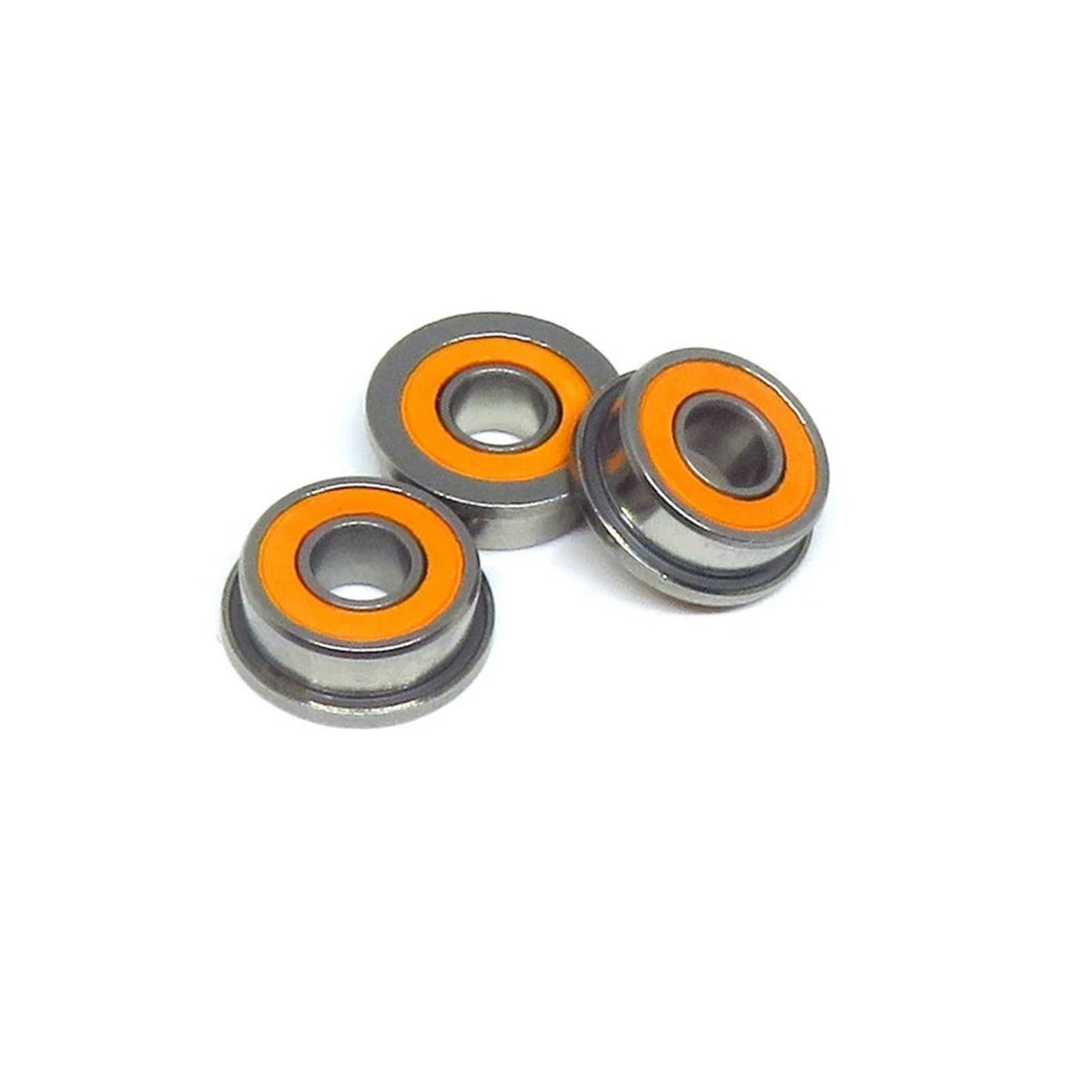 10pcs SF688 2RS 8x16x5 mm ABEC7 Flange Hybrid Ceramic Bearings 688 S688 F688 SF688 RS 2OS 8 * 16 * 5 Model Airplane Flanged Bearing(SF688C-2OS 8x16x5mm)