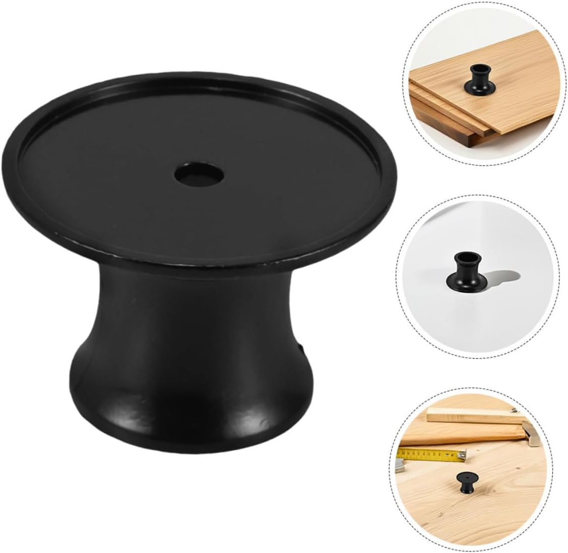 2pcs Universal Alloy Shaving Brush and Metal Razor Stand Holder for Men Vintage Manual Razor Safety Base Compatible with Trimmers and Shaving Tools
