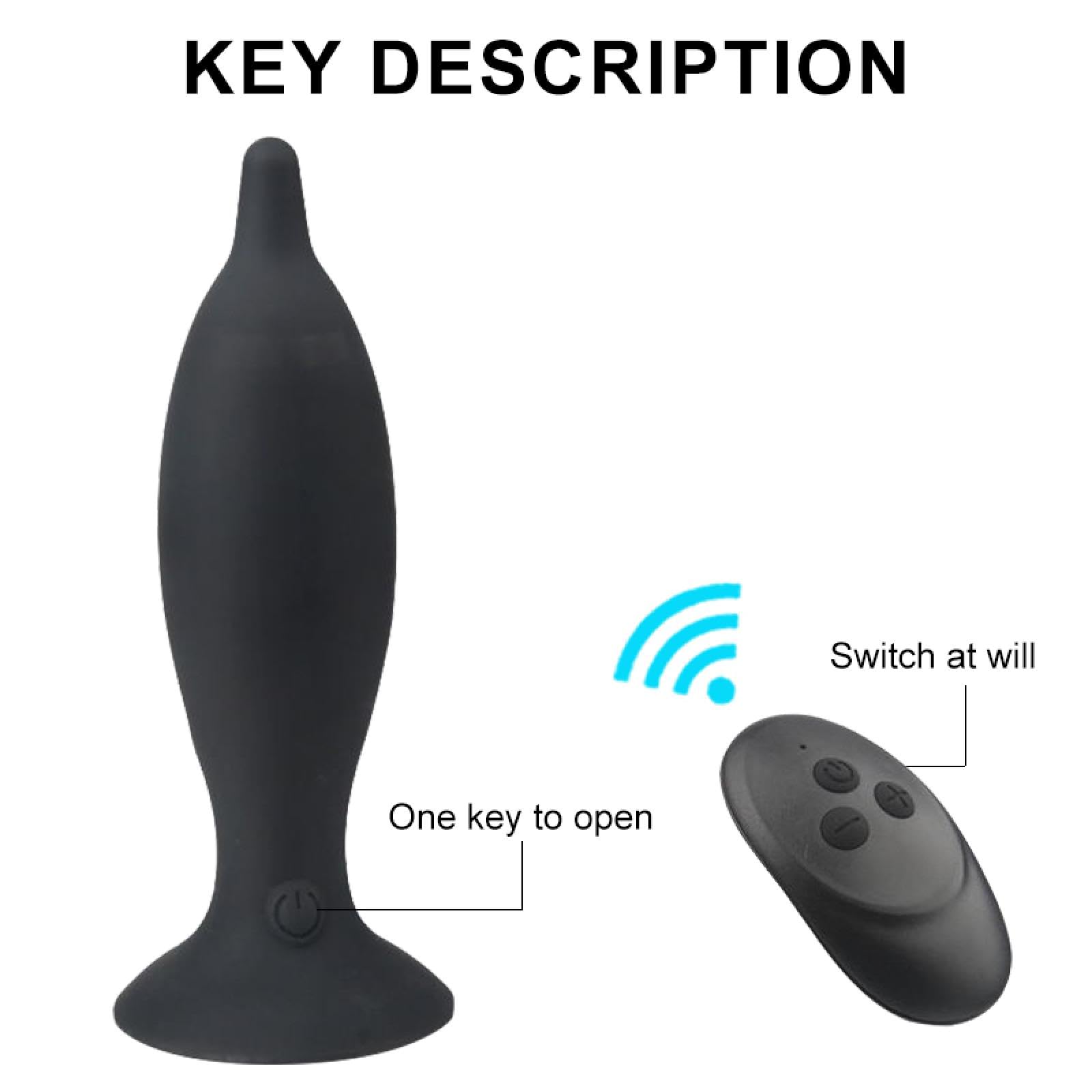 Plug anale Vibratore telecomandato senza fili Per Donne 10 velocità vibratori con dildo Masturbatori butt plug Giocattoli sessuali Per Masturbatore con vibratore da donna