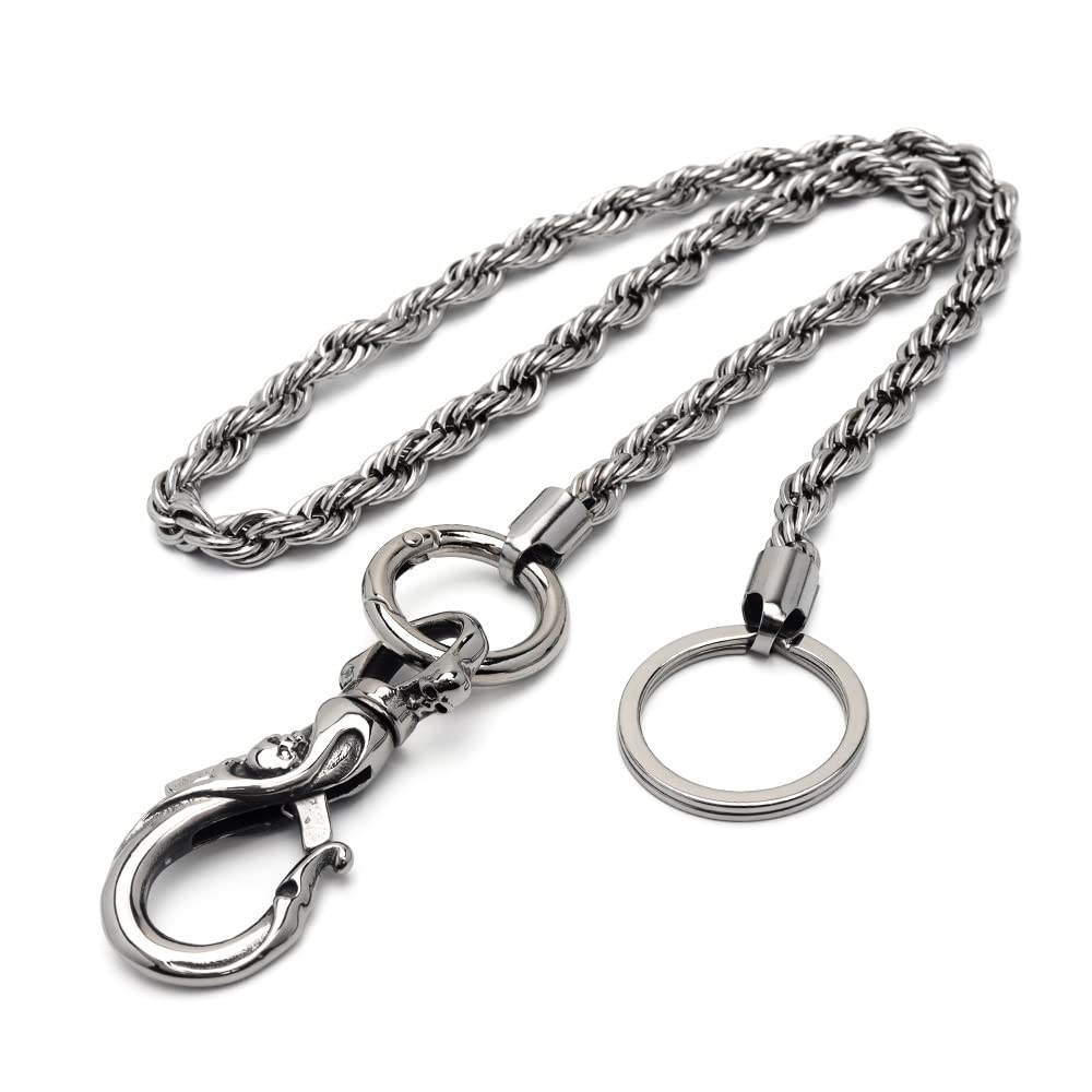 シルバー925 厚塗コーティング ウォレットチェーン Amazon.co.jp: 195g シルバー925 ペーパー ウォレットチェーン