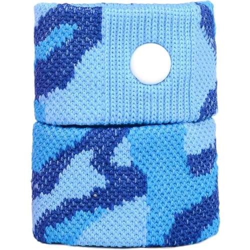 Image of P6 Health Original Natural Anti-Nausea Relief Motion Car Sea Sickness Relief Wrist Bands for Adults (1 Pack, Blue)