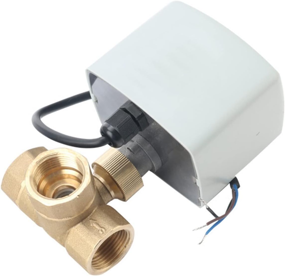 1/2インチ 3/4インチ 1インチ 2インチ ビッグトルク 電動ボールバルブ 220V 12V 24V 3ウェイ 真鍮 電気ボール